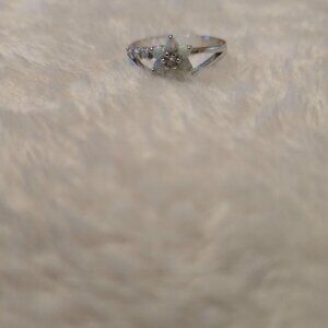 New Opal Flower 925 Sterling Silver Sz 8